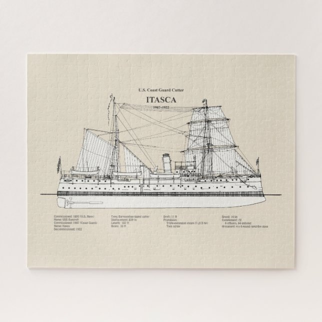 USCG Cutter Itasca - SBD Jigsaw Puzzle (Horizontal)
