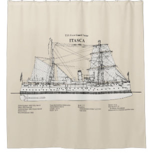 USCG Cutter Itasca - SBD Shower Curtain