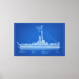 USCG Cutter Modoc wpg-46 - ABD Canvas Print
