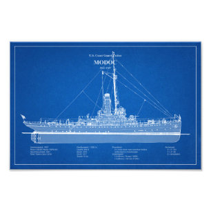 USCG Cutter Modoc wpg-46 - ABD Photo Print