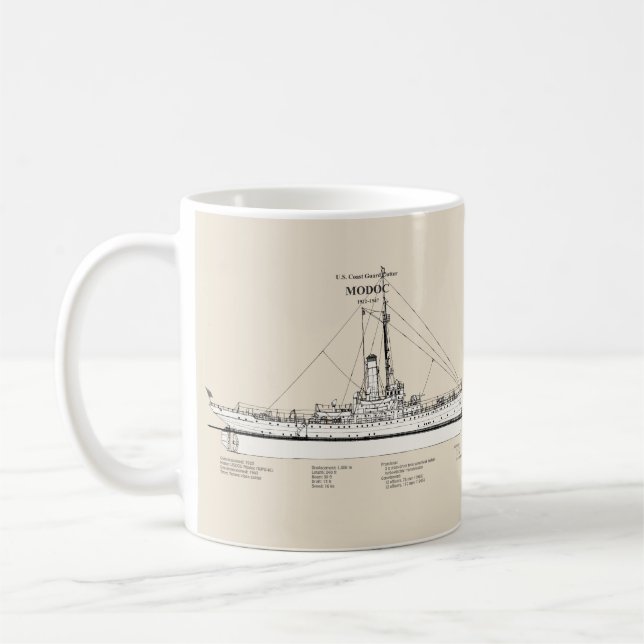 USCG Cutter Modoc wpg-46 - SBD Coffee Mug (Left)