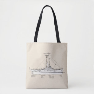 USCG Cutter Modoc wpg-46 - SBD Tote Bag