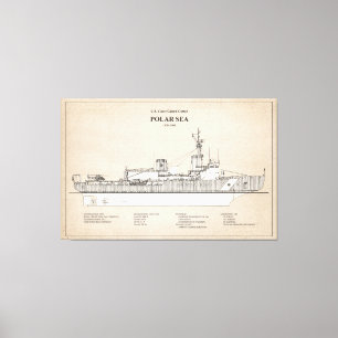 USCG Cutter Polar Sea wagb-11 - SBD Canvas Print