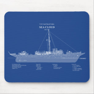 USCG Cutter Sea Cloud wpg-284 – ABD Mouse Mat