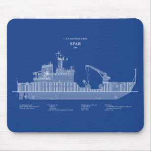 USCG Cutter Spar wlb-206 – ABD Mouse Mat