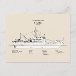 USCG Cutter Storis wmec-38 - SBD Postcard