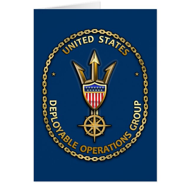 USCG Deployable Operations Group) (Front)