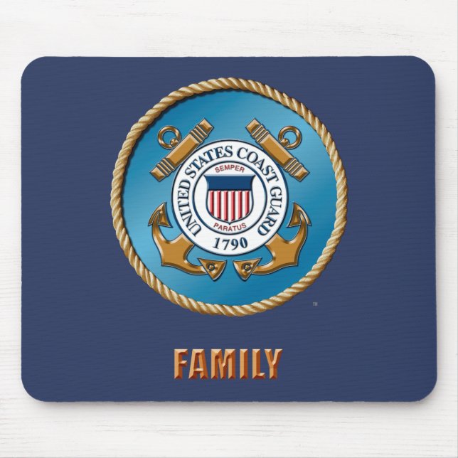 USCG Family Mousepad (Front)