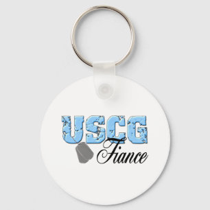 USCG Fiance Key Ring