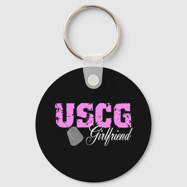 USCG Girlfriend Key Ring (Front)