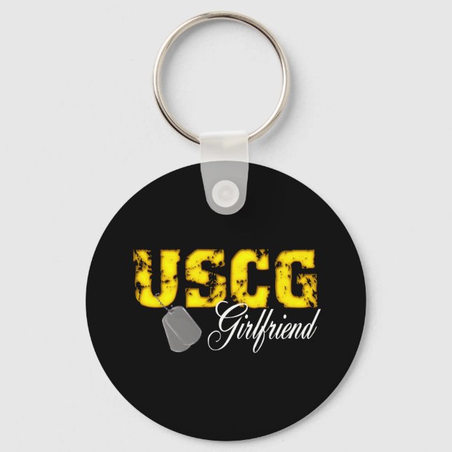 USCG Girlfriend Key Ring (Front)