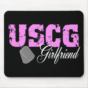 USCG Girlfriend Mouse Mat