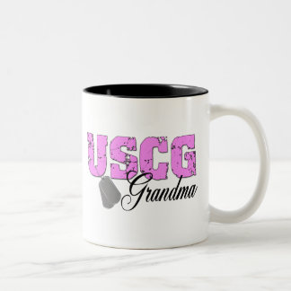 USCG Grandma Two-Tone Coffee Mug