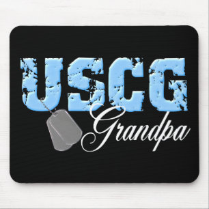 USCG Grandpa Mouse Mat