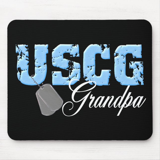 USCG Grandpa Mouse Mat (Front)