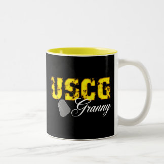 USCG Granny Two-Tone Coffee Mug