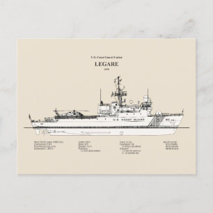 USCG Legare wmec-912 - SBD Postcard