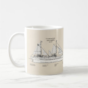 USCG Lighthouse Tender Columbine - SBD Coffee Mug