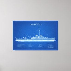 USCG Roger B. Taney whec-37 – ABD Canvas Print