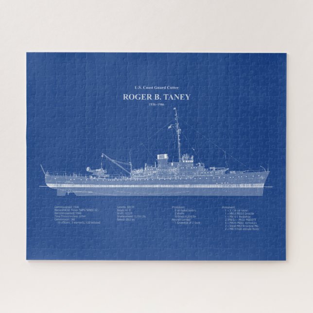 USCG Roger B. Taney whec-37 – ABD Jigsaw Puzzle (Horizontal)
