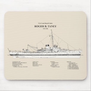 USCG Roger B. Taney whec-37 - SBD Mouse Mat