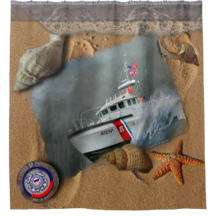 USCG SHOWER CURTAIN- Levesque and Cosgrove #1 Curtain