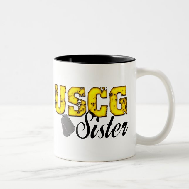 USCG Sister Two-Tone Coffee Mug (Right)