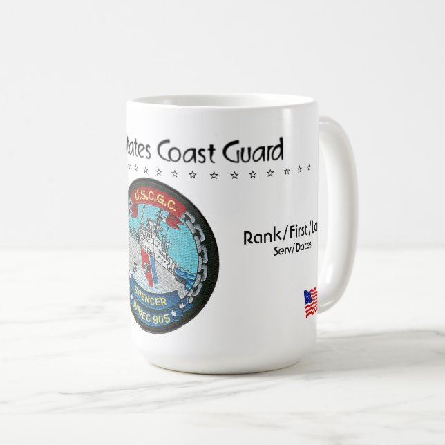 USCG Spencer WMEC-905 Coffee Mug (Front Right)