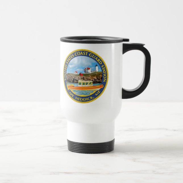 USCG Station Cape Neddick Travel Mug (Right)