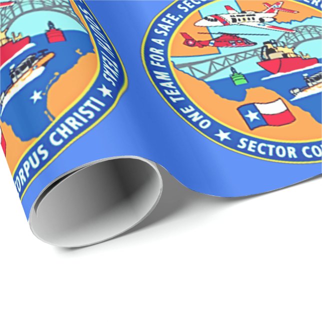 USCG Station Corpus Christi Texas Wrapping Paper (Roll Corner)
