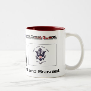 USCG Support Two-Tone Coffee Mug