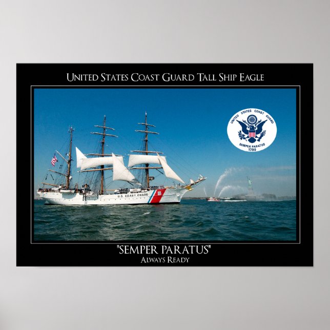 USCG Tall Ship Eagle Poster (Front)