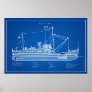 USCG Tender Fir wlm-212 – ABD Poster