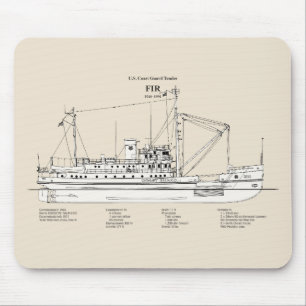 USCG Tender Fir wlm-212 - SBD Mouse Mat