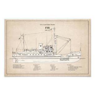 USCG Tender Fir wlm-212 - SBD Photo Print