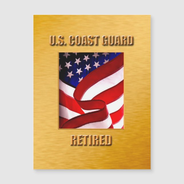 USCG Thin Magnetic Card (Front)