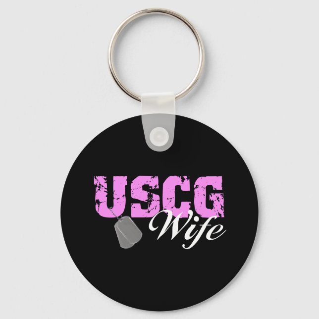 USCG Wife Key Ring (Front)