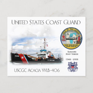 USCGC Acacia WLB-406 Buoy Tender Postcard