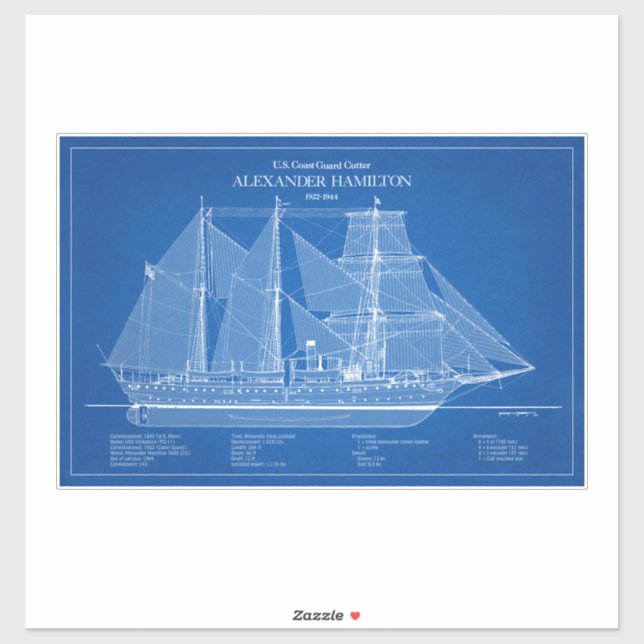 USCGC Alexander Hamilton wix-272 – ABD (Sheet)