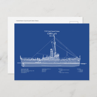 USCGC Chelan - ABD Postcard