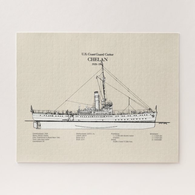 USCGC Chelan - SBD Jigsaw Puzzle (Horizontal)