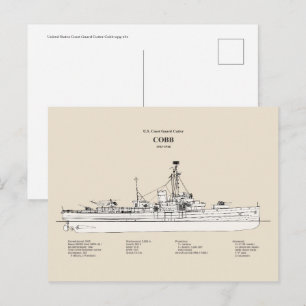 USCGC Cobb wpg-181 - SBD Postcard