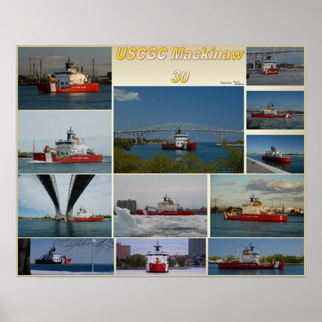 USCGC Cutter Mackinaw Poster (Front)
