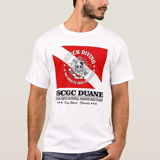 USCGC Duane (best wrecks) T-Shirt (Front)