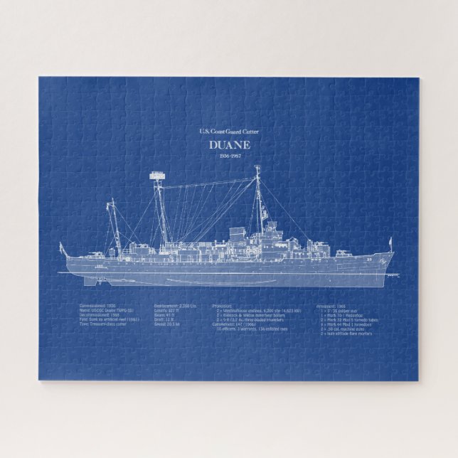 USCGC Duane wpg-33 – ABD Jigsaw Puzzle (Horizontal)