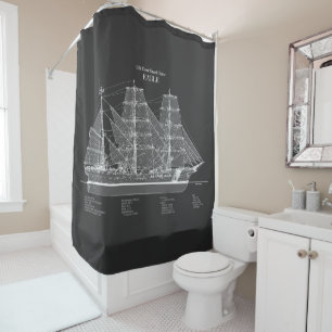 USCGC Eagle wix-327 – PD Shower Curtain