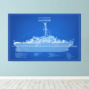 USCGC Eastwind wagb-279 – ABD Canvas Print