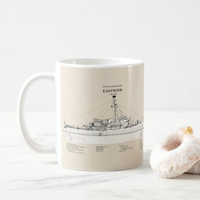 USCGC Eastwind wagb-279 - SBD Coffee Mug (With Donut)