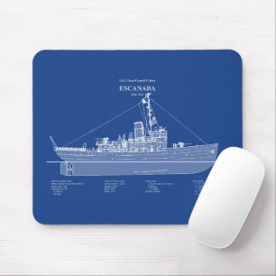 USCGC Escanaba wpc-77 – ABD Mouse Mat