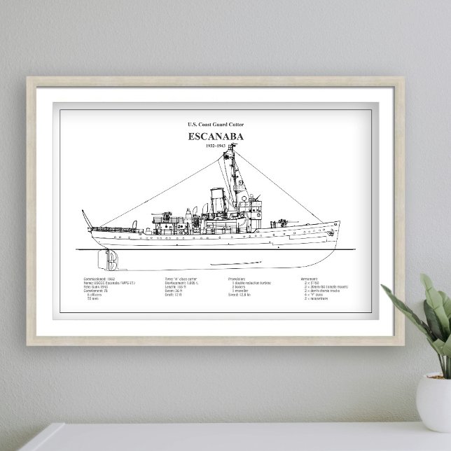 USCGC Escanaba wpc-77 - BD Photo Print (Creator Uploaded)